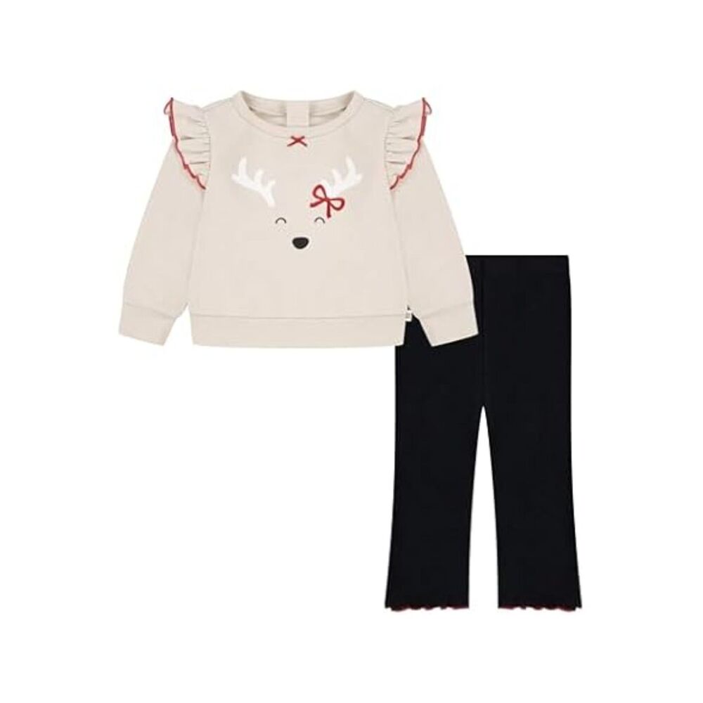 Huggies Crewneck Sweatshirt Pants 2-piece Outfit Set